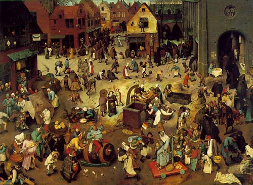 Bruegel, Combattimento tra Carnevale e Quaresima(1559)